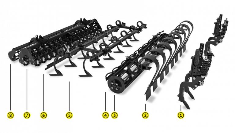 SWIFTER SO_PROFI seedbed cultivator 8 OPERATIONS IN ONE PASS