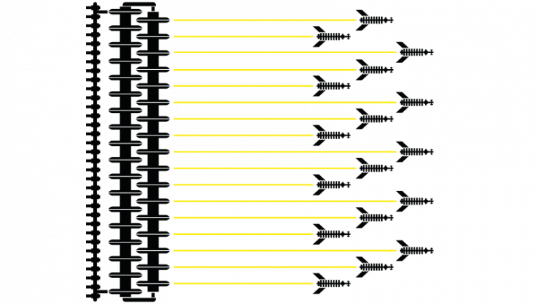 TRAJECTORY OF CHISELS AND ROLLER RINGS