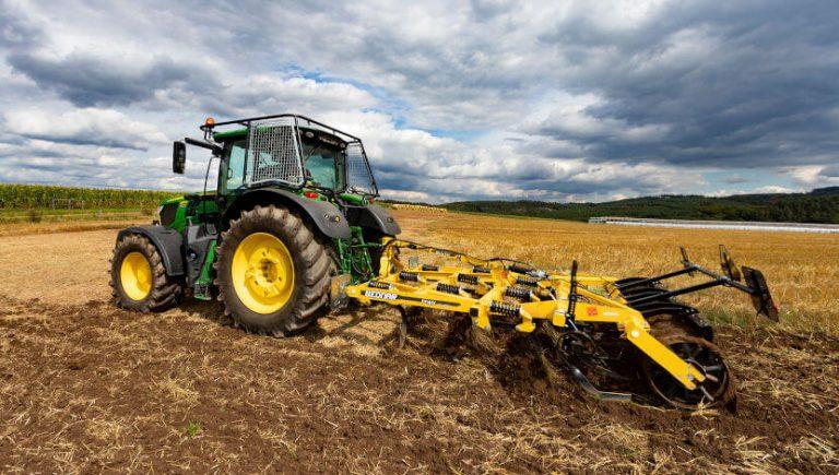 FENIX FN_L cultivator attached to tractor